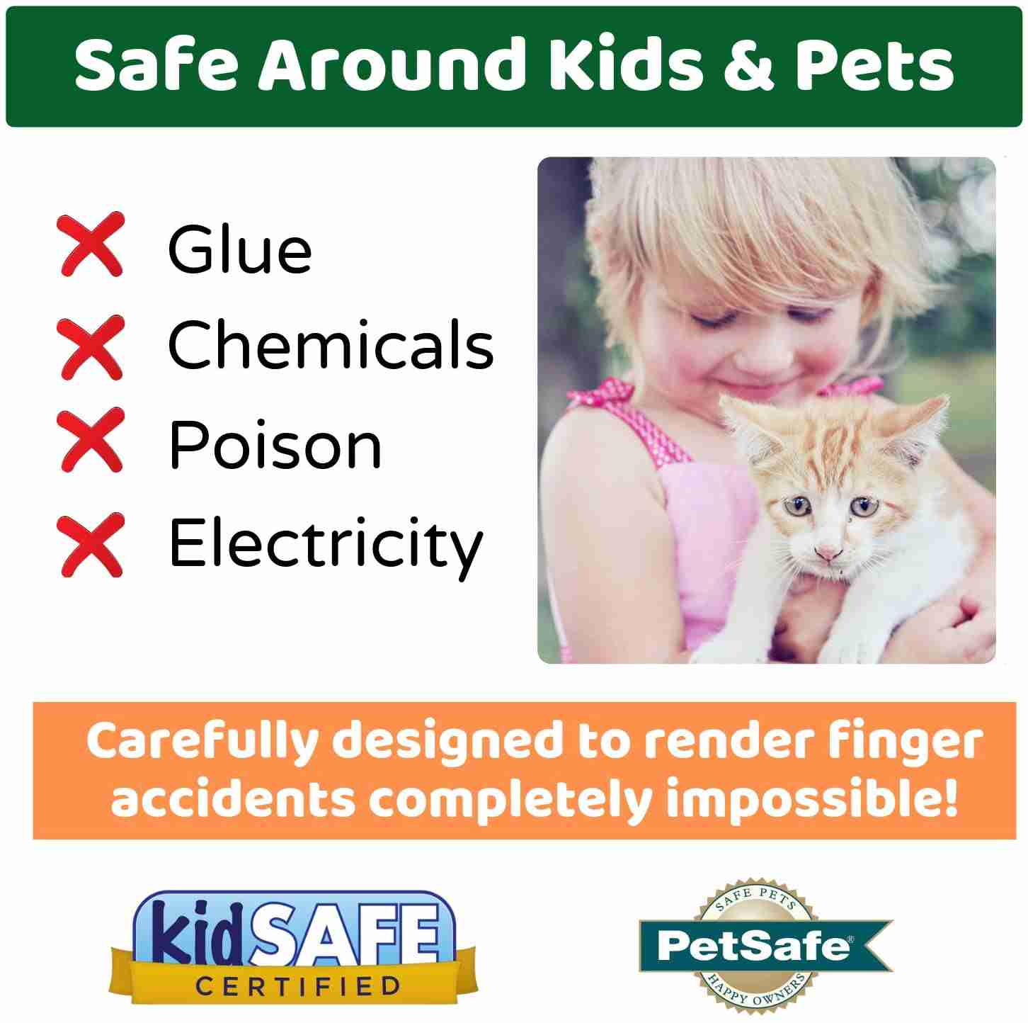 CaptSure Humane Mouse Traps - Safe, Easy Setup, Reusable