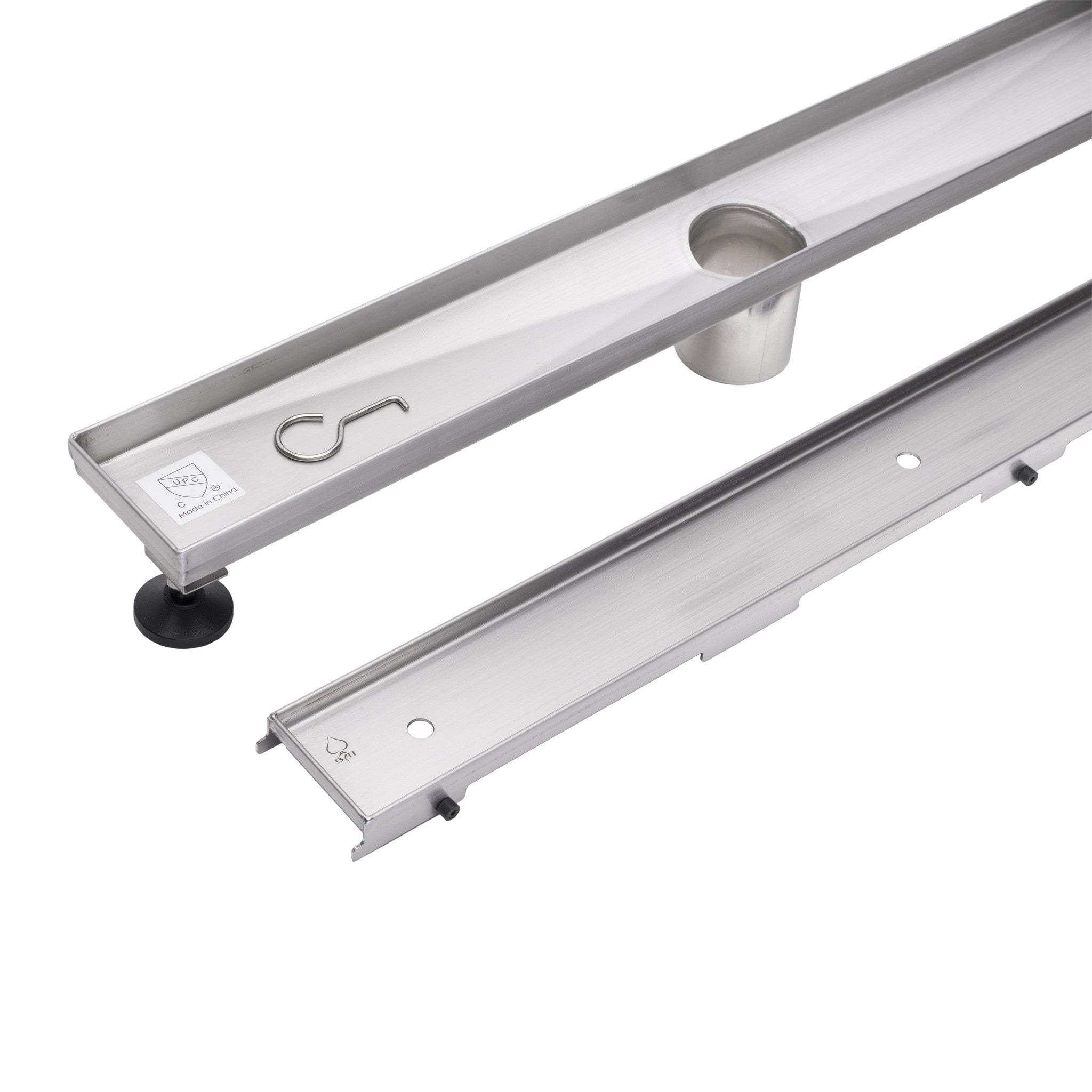 BAI 0554 Stainless Steel 32-inch Linear Shower Drain with Tile Insert