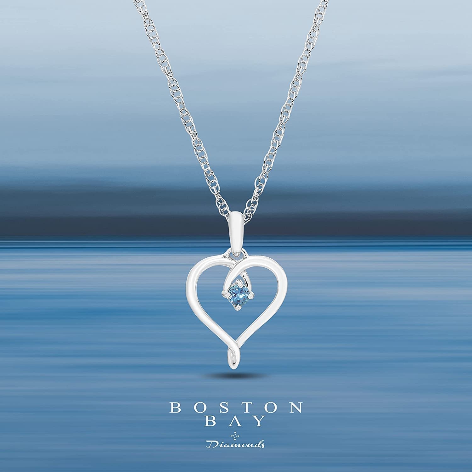 Elegant Lab-Grown Alexandrite Heart Pendant in Sterling Silver
