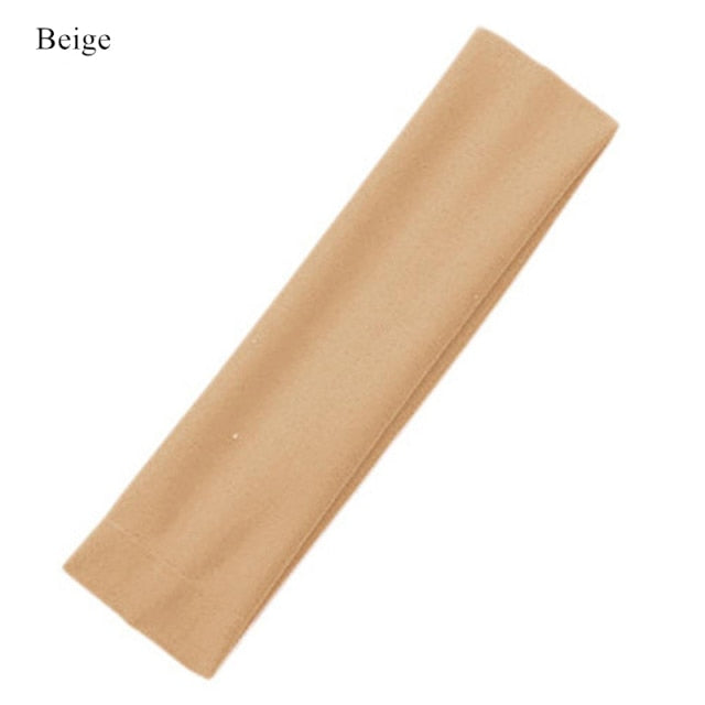 Multicolor Elastic Yoga Headbands for Women