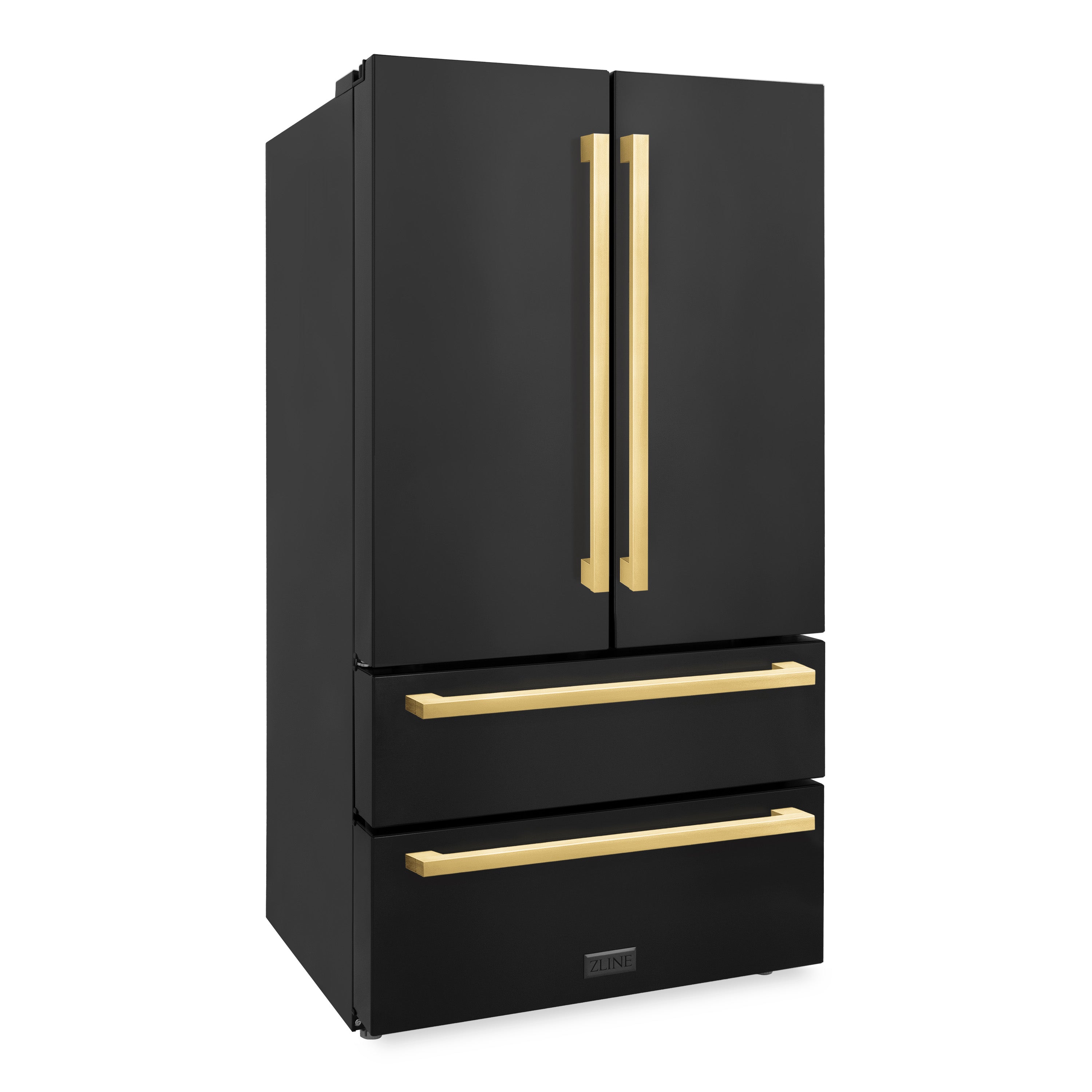 ZLINE 36" Autograph Edition French Door Refrigerator with Ice Maker