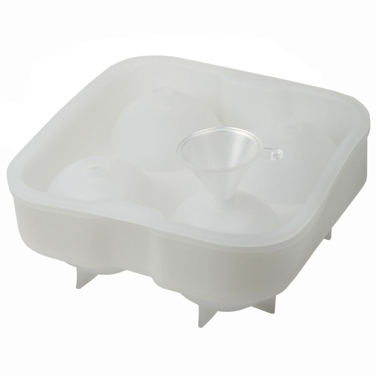 Premium Silicone Ice Ball Maker - Slow Melting Spheres for Whiskey & Cocktails