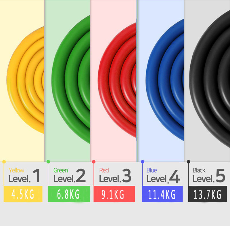 TPE 11-Piece Resistance Band Set - High-Intensity Workout Gear