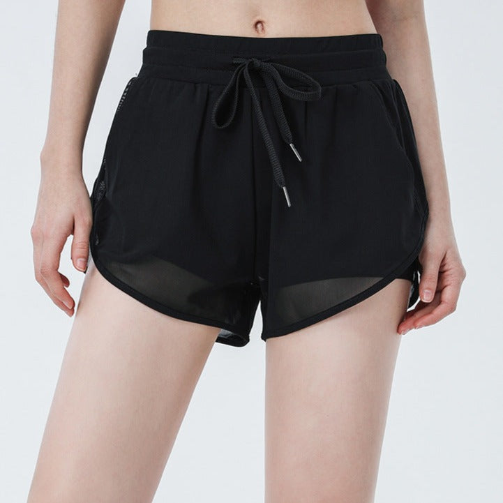 Women's Polyester & Spandex Running Shorts