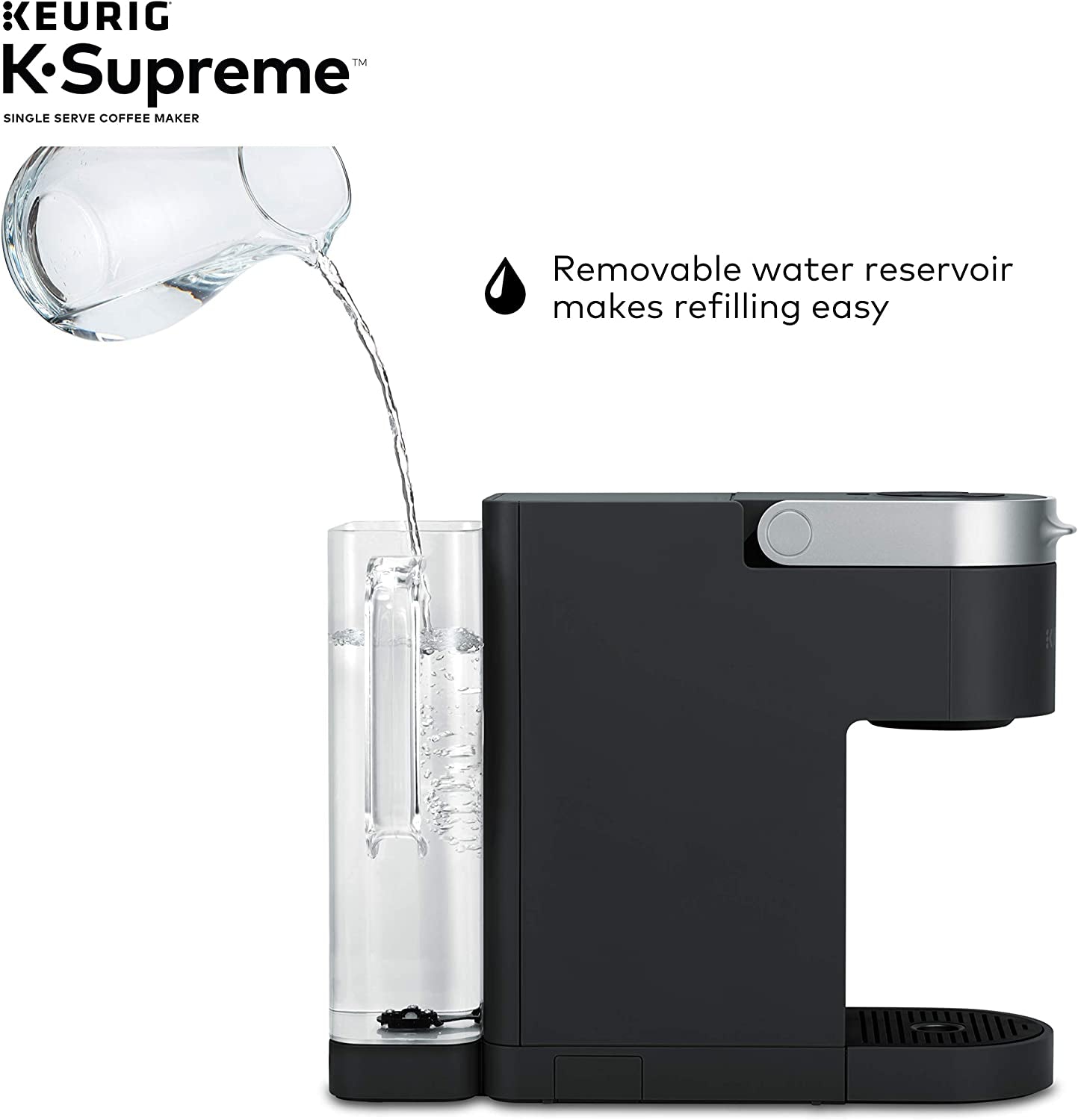 K-Supreme Single Serve K-Cup Pod Coffee Maker with Multistream Technology
