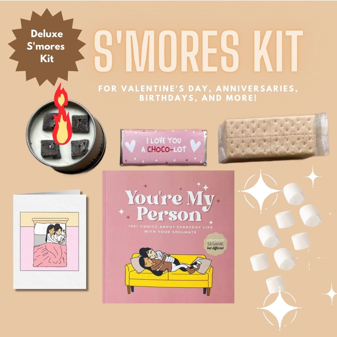LGBTQ+ Inspired DIY S'mores Kit with Portable Fire Pit