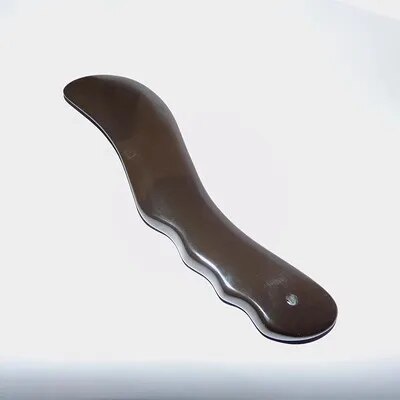 Black Bian Stone Gua Sha Massage Tool for Pain Relief and Relaxation