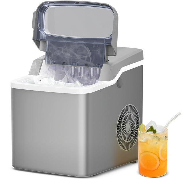 KISSAIR Compact Ice Maker - Efficient, Portable, and Stylish