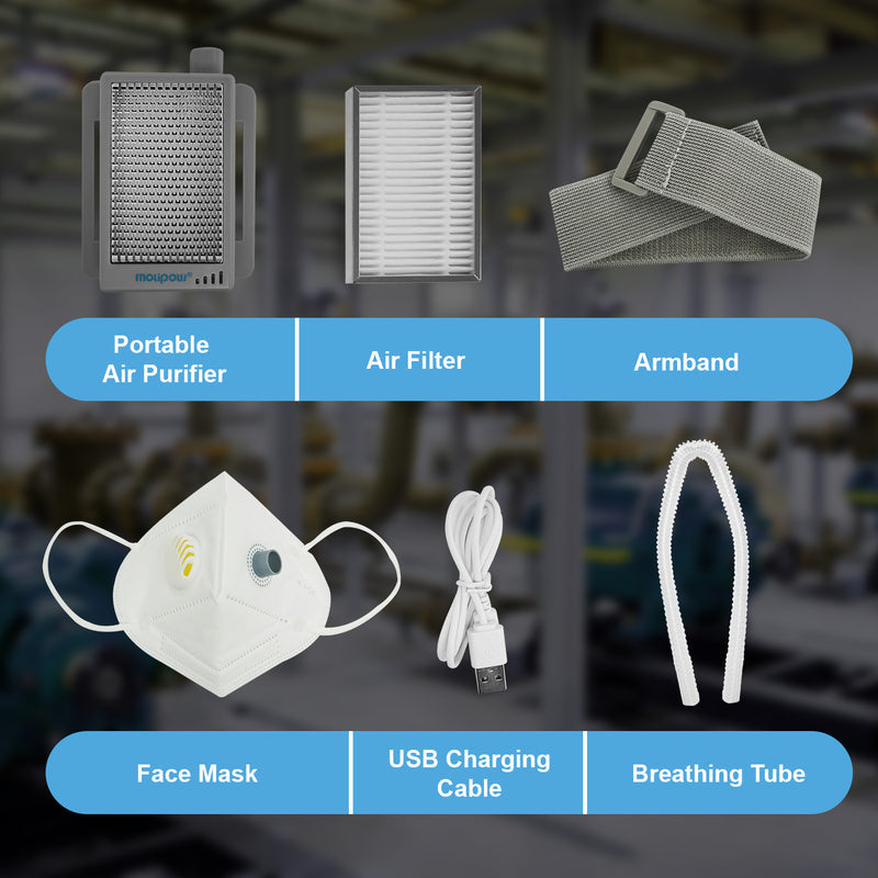 Portable Air Purifier for Clean Breathing and Enhanced Airflow
