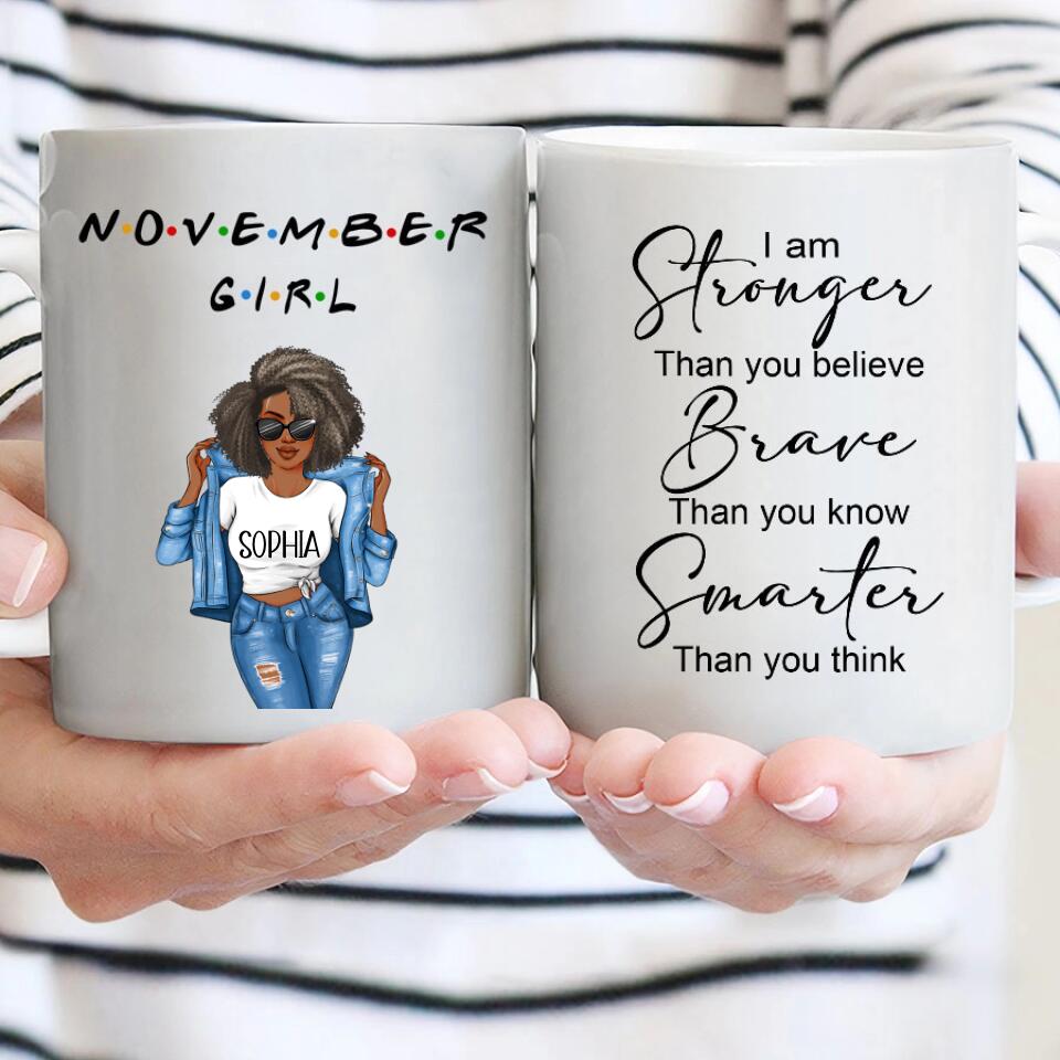 November Birthday Mug - Celebrate with Personalized Style