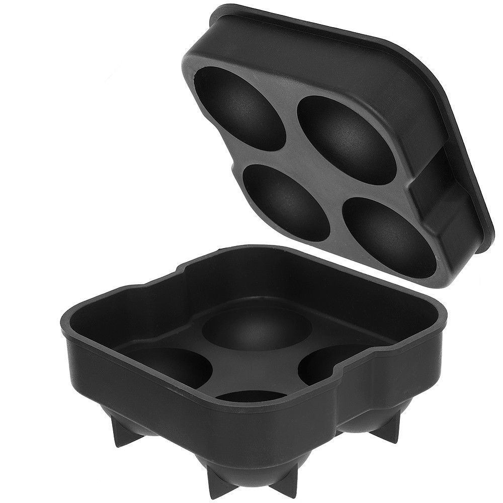 Premium Silicone Ice Ball Maker - Slow Melting Spheres for Whiskey & Cocktails