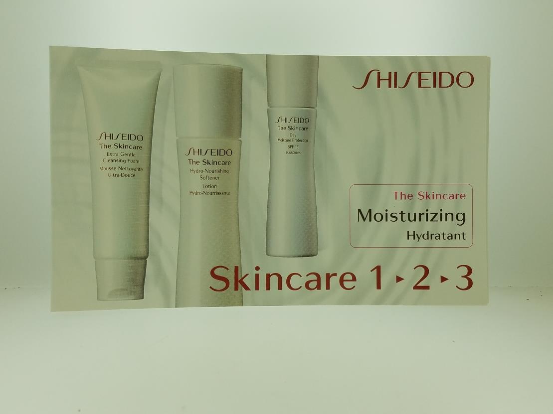 Shiseido Skincare Duo: Cleansing Foam & Nourishing Softener Samples