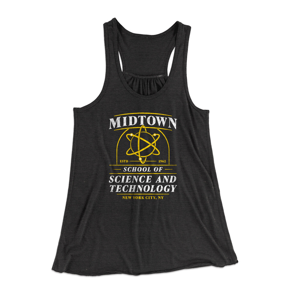 Midtown School of Science and Technology Women's Flowy Racerback Tank Top