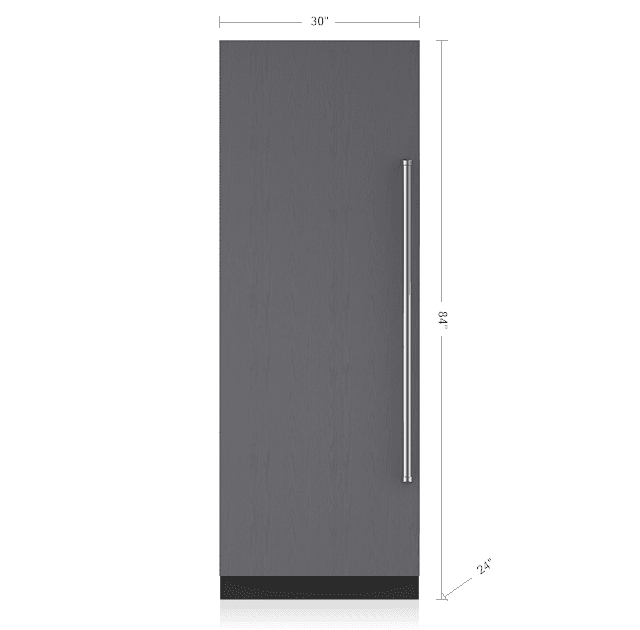 Sub-Zero IC30FIRH 30" Designer Column Freezer with Ice Maker - Panel Ready