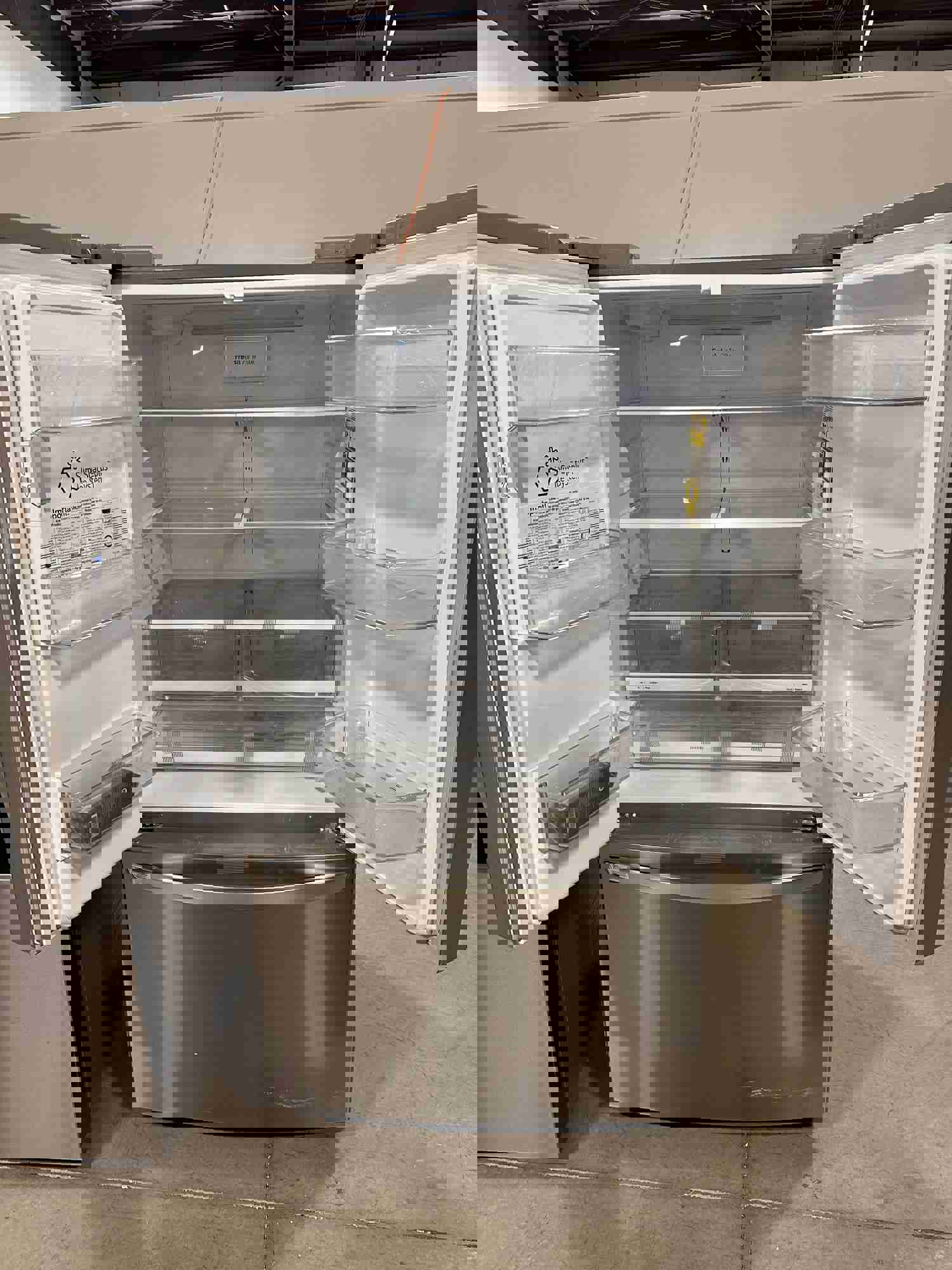 LG 26.2 Cu. Ft. French Door Smart Refrigerator with Dual Ice Maker - Stainless Steel