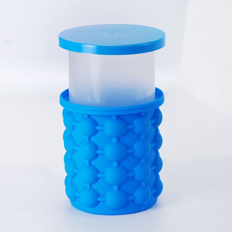 Eco-Friendly Silicone Ice Cube Maker for Space-Saving