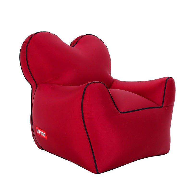 Portable Ergonomic Inflatable Sofa for Outdoor Relaxation