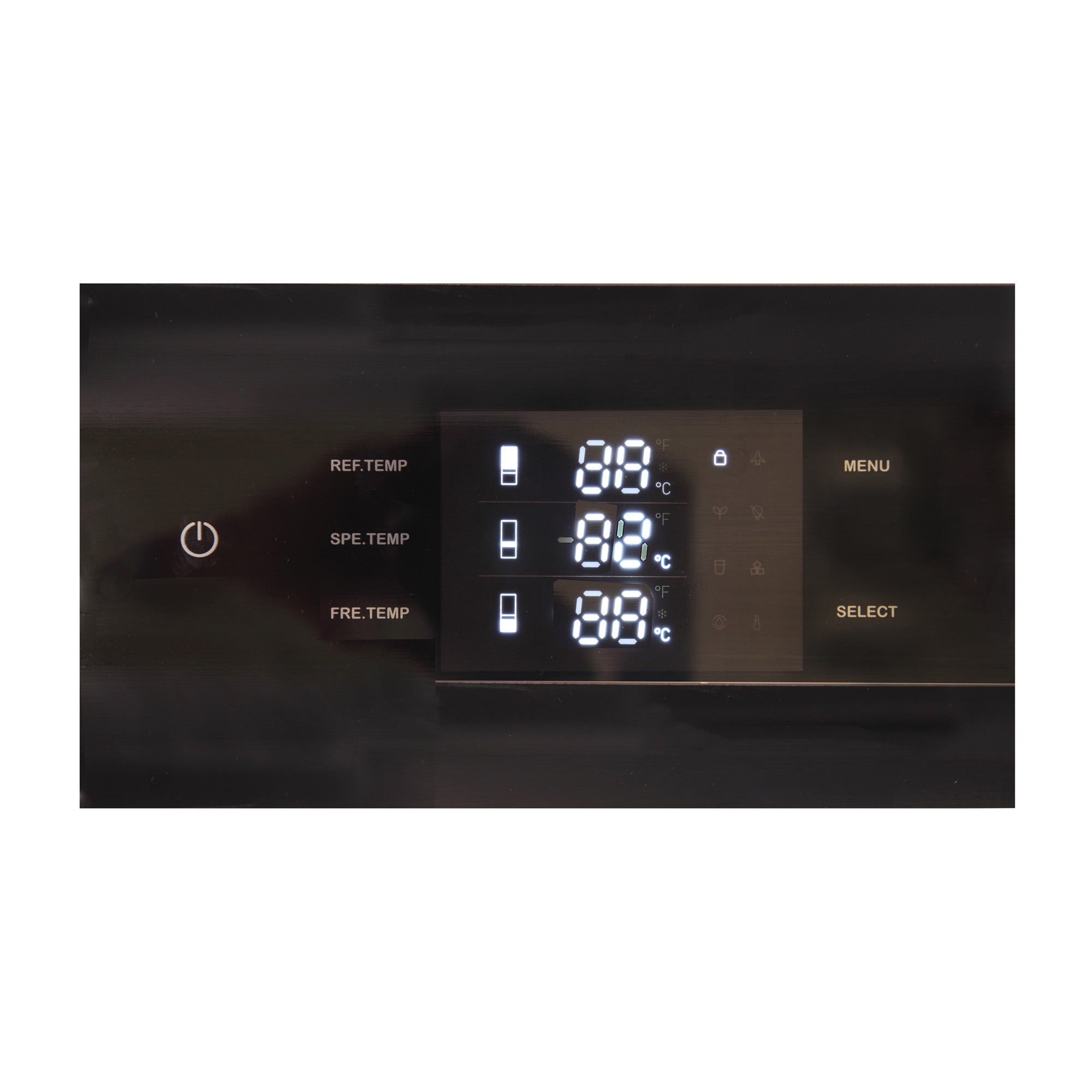 Kucht KR360SD 36" Custom Panel Ready Bottom Freezer Refrigerator with Ice Maker