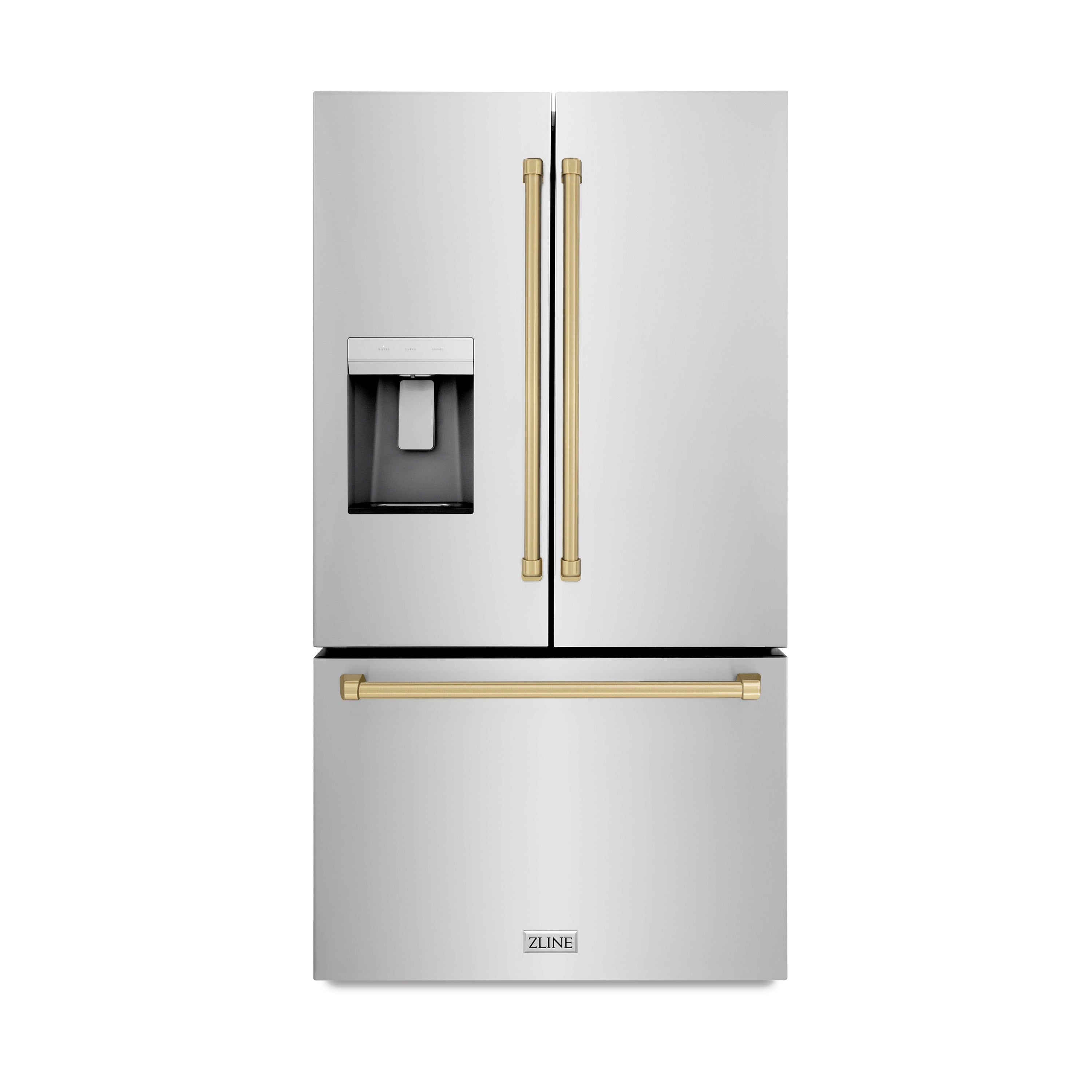 ZLINE Autograph Edition 36" French Door Refrigerator with External Water Dispenser