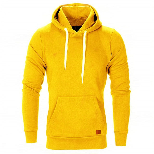 Men's Quick-Dry Thermal Windproof Hoodie for Autumn/Winter