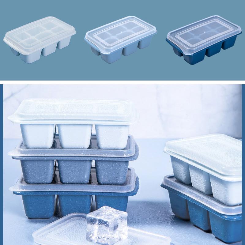 Premium DIY Ice Cube Tray with Stackable Lid