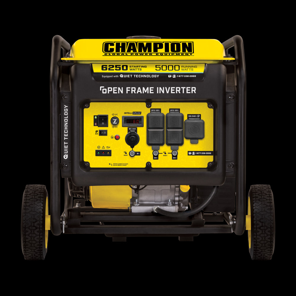 Champion Power Equipment 6250-Watt Open Frame Inverter Generator with Quiet Technology