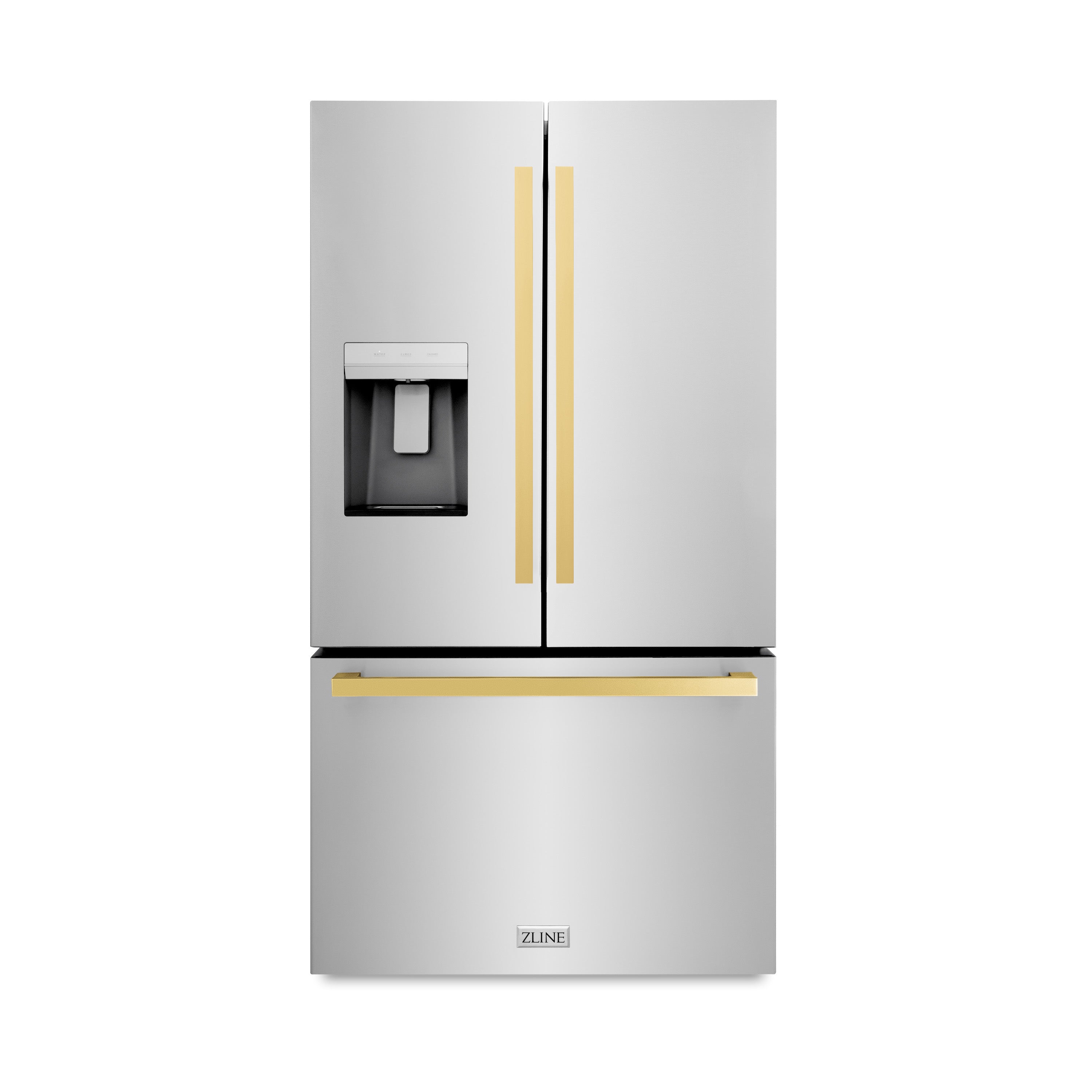 ZLINE Autograph Edition 36" French Door Refrigerator with External Water Dispenser