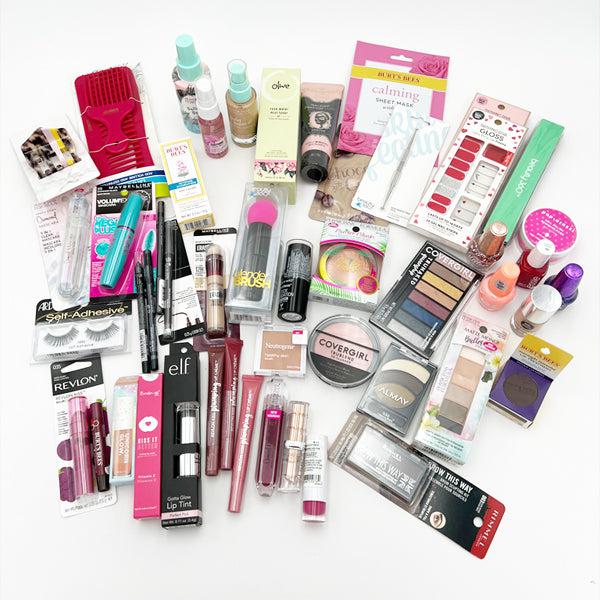 Variety Beauty Box - 50 Assorted Makeup & Tools