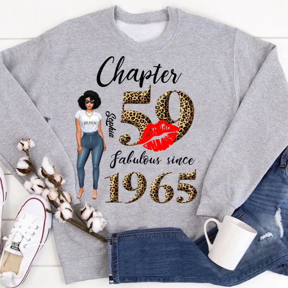 Personalized 59th Birthday Gift - Stylish Age-Announcing Shirt