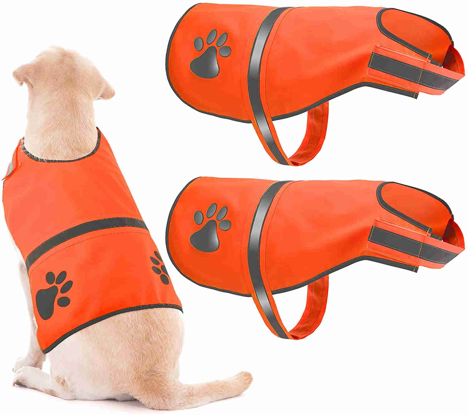 Geyoga Reflective Dog Safety Vest, High Visibility for Outdoor Activities