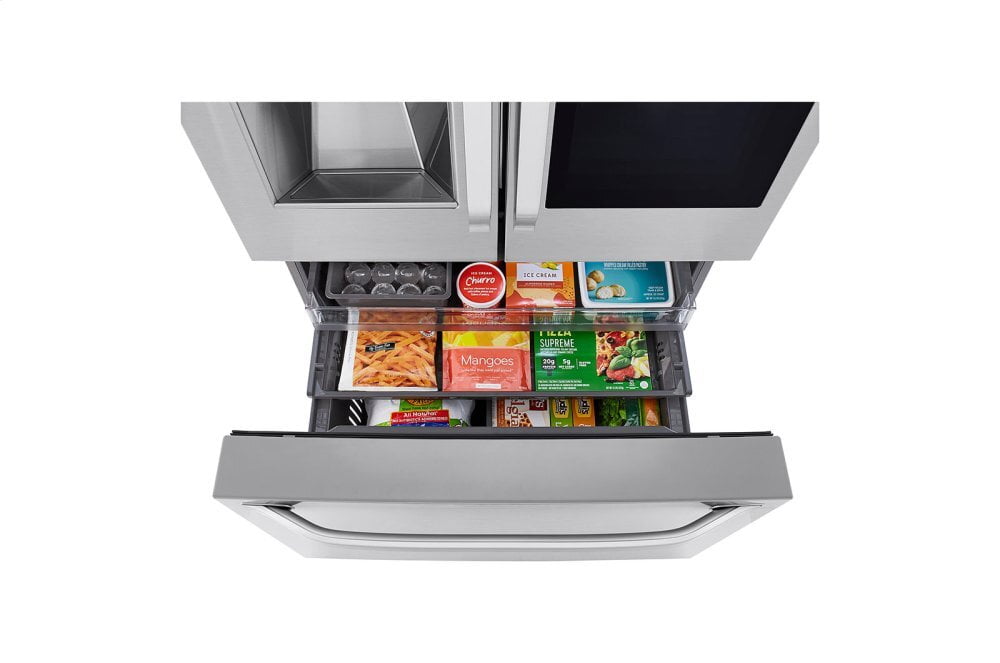 LG Studio 24 Cu. Ft. Smart Wi-Fi Enabled Instaview Door-In-Door Counter-Depth Refrigerator