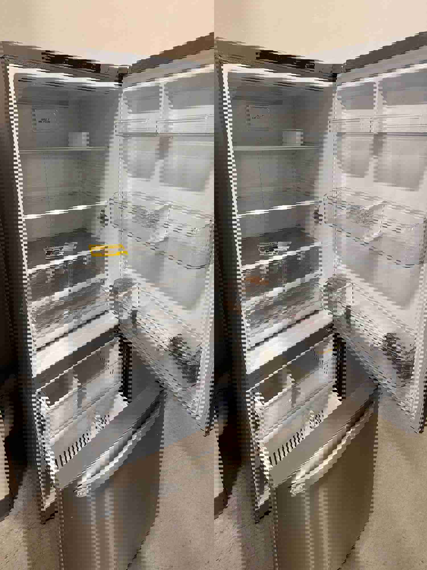 LG 25.5 Cu. Ft. Bottom-Freezer Refrigerator with Ice Maker - Stainless Steel