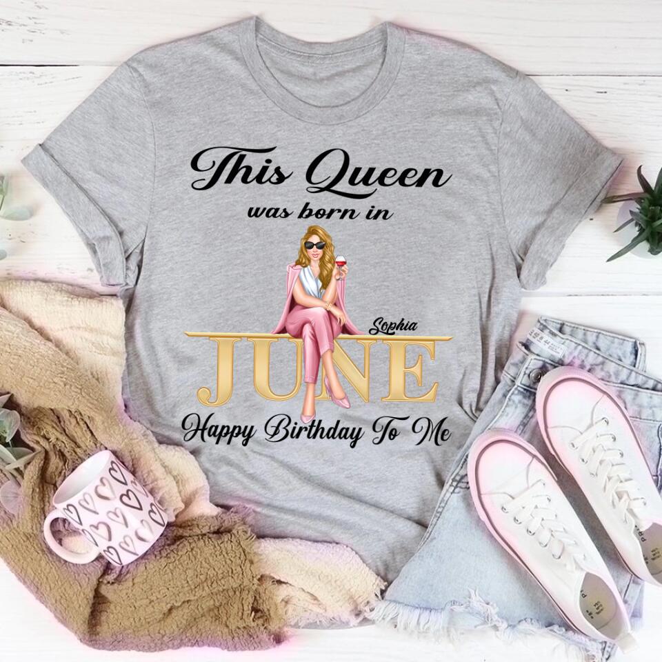 June Birthday Celebration Shirt for Women