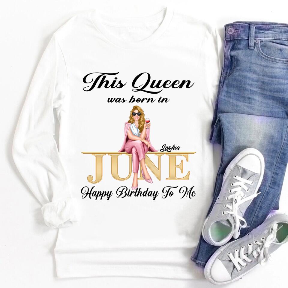 June Birthday Celebration Shirt for Women