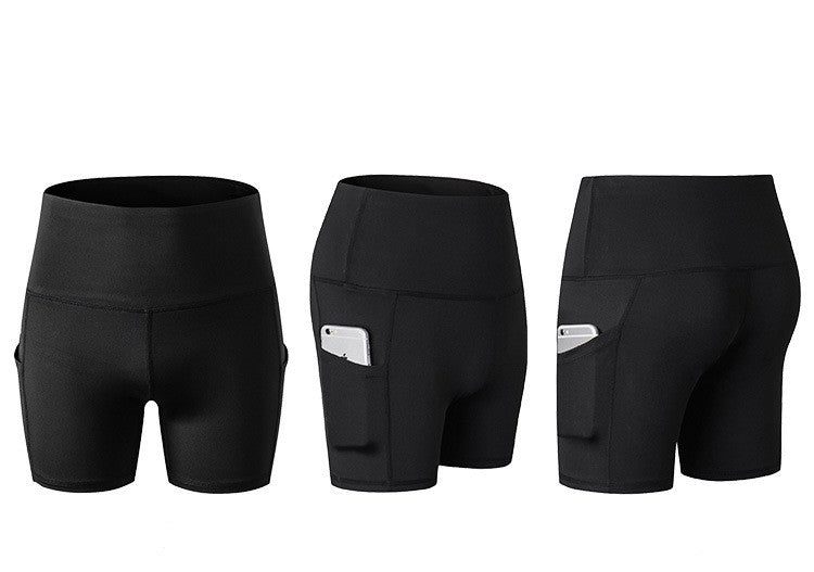 Women's High-Waist Yoga Shorts for Fitness and Comfort