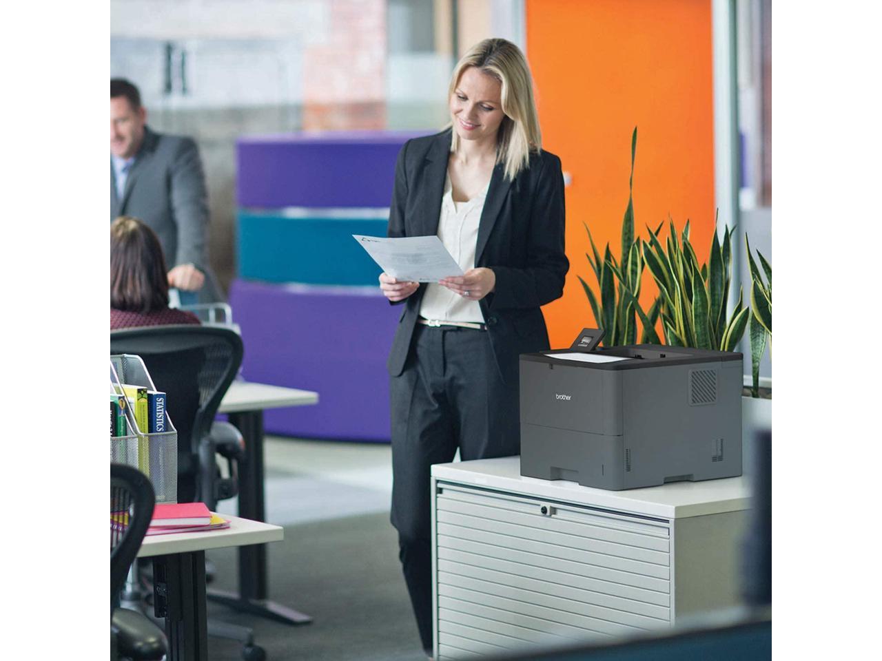 Brother HL-L6300DW Monochrome Laser Printer with Touchscreen, High-Yield Toner, and Cloud Printing