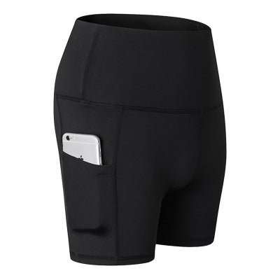 Women's High-Waist Yoga Shorts for Fitness and Comfort