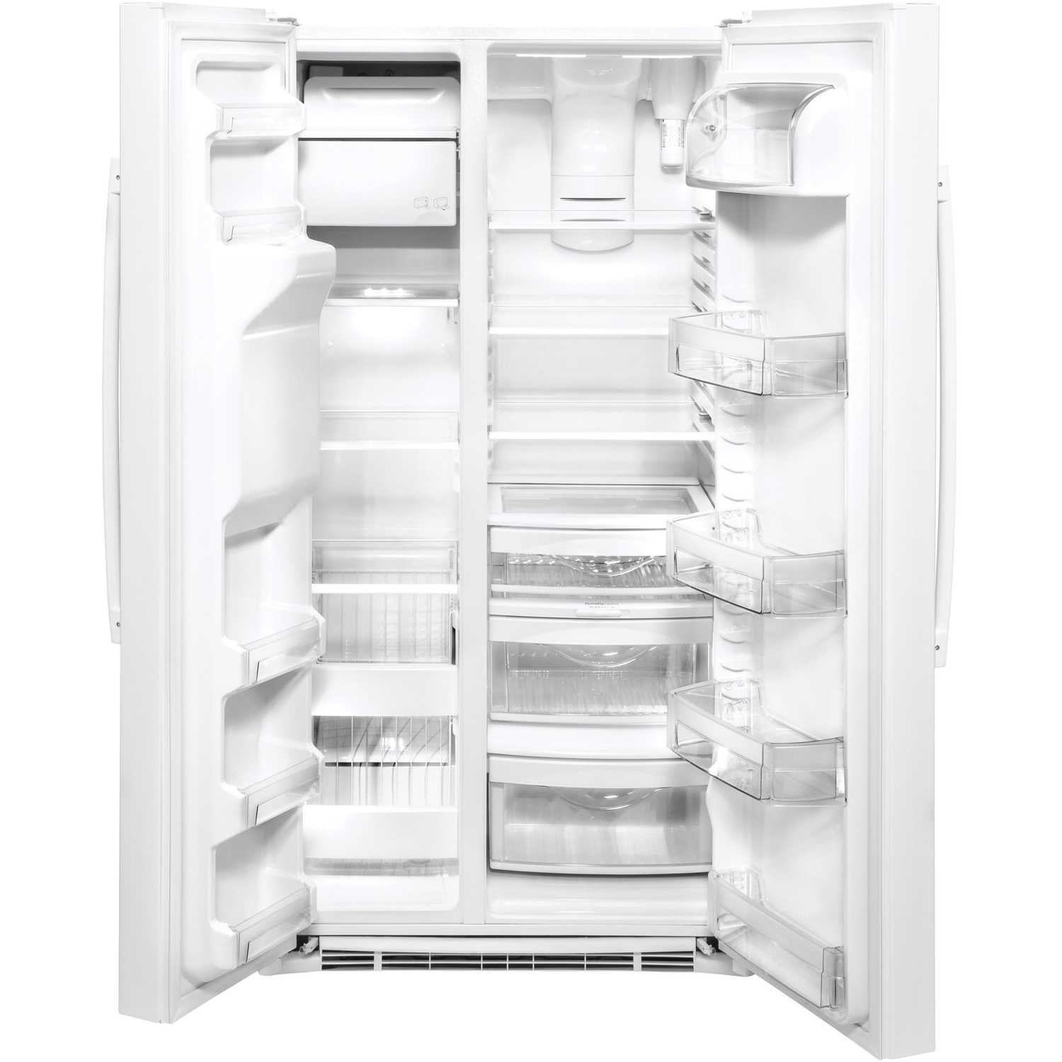 GE 36-inch Side-by-Side Refrigerator with Water/Ice Dispenser, 25.1 cu.ft.