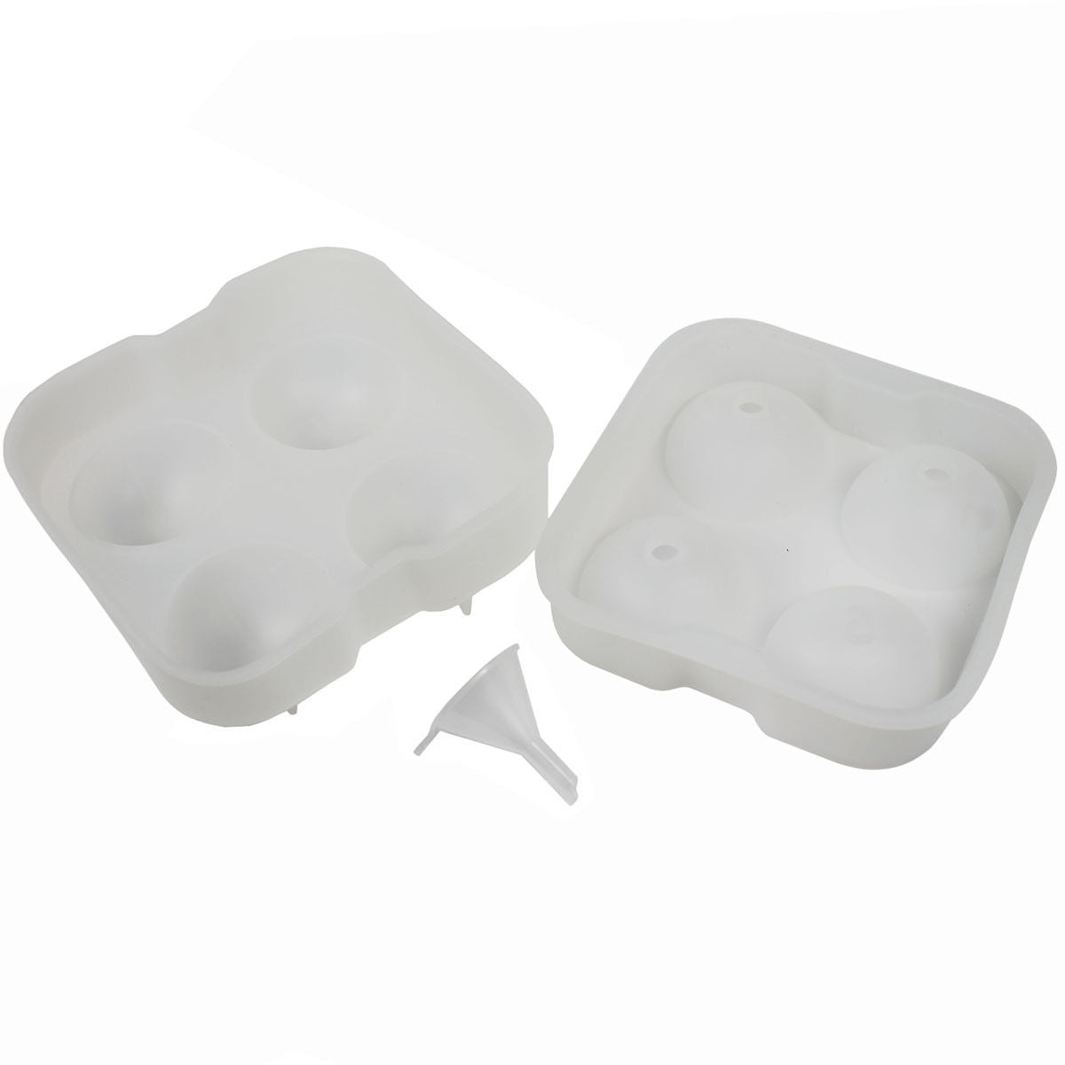 Premium Silicone Ice Ball Maker - Slow Melting Spheres for Whiskey & Cocktails