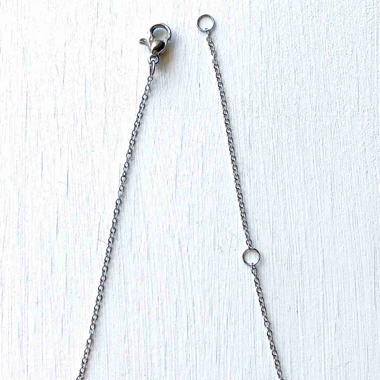 Dainty Multicolor Ocean Pendant Necklace