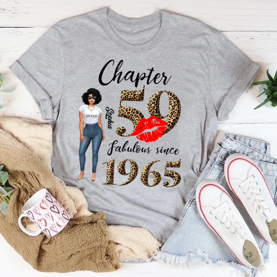 Personalized 59th Birthday Gift - Stylish Age-Announcing Shirt