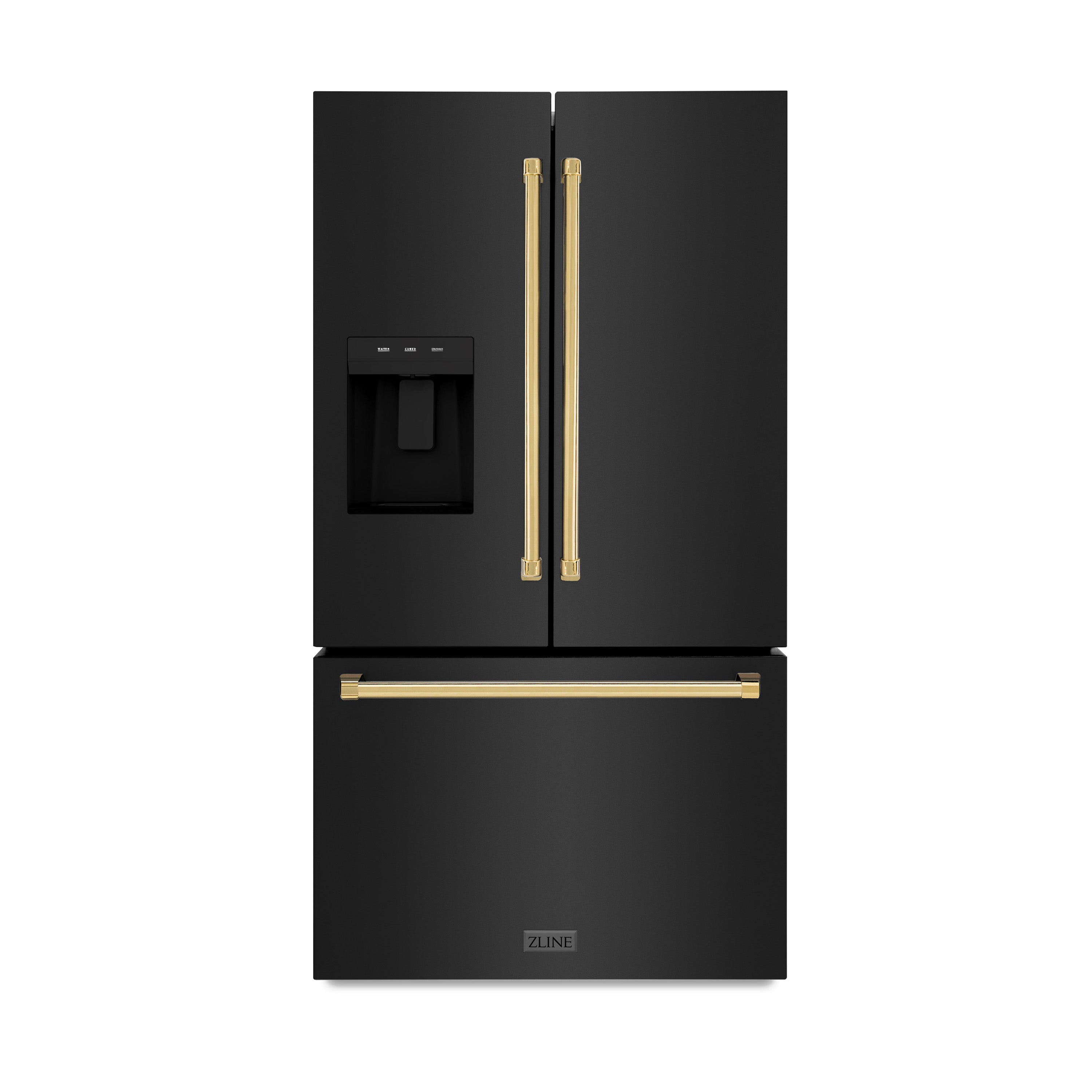 ZLINE Autograph Edition 36" French Door Refrigerator with External Water Dispenser