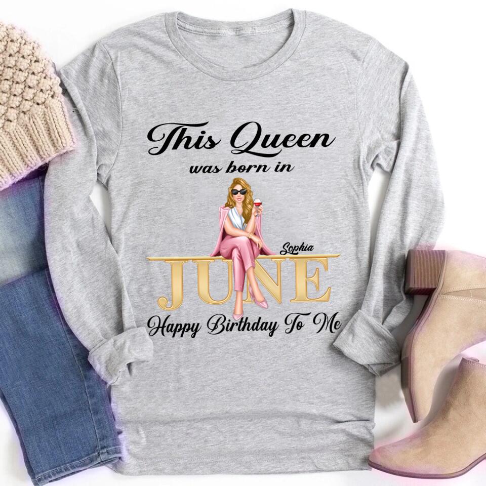 June Birthday Celebration Shirt for Women