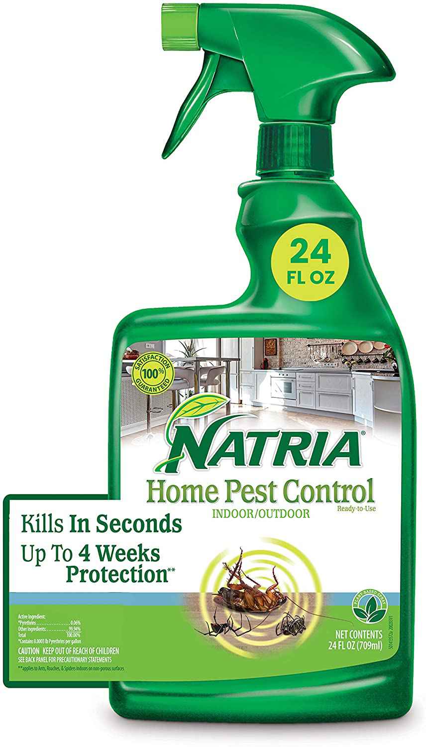 Natria 706261A Home Pest Control Spray, 1 Gallon - Indoor & Outdoor Insect Killer