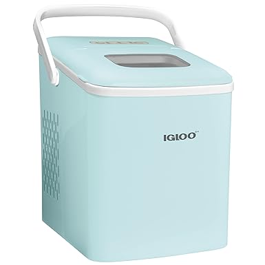 Portable Electric Ice Maker Machine with Aqua Handle