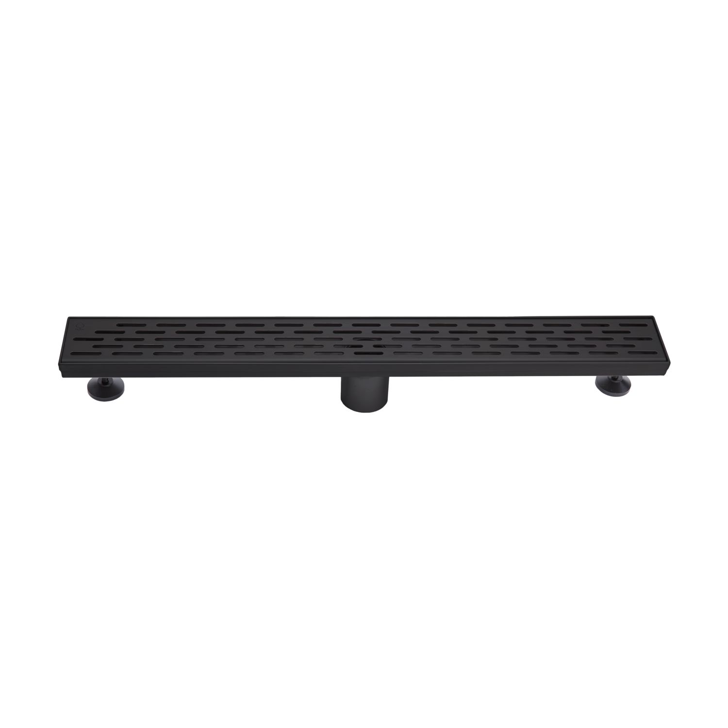 BAI 0525 Stainless Steel 24-inch Linear Shower Drain in Matte Black