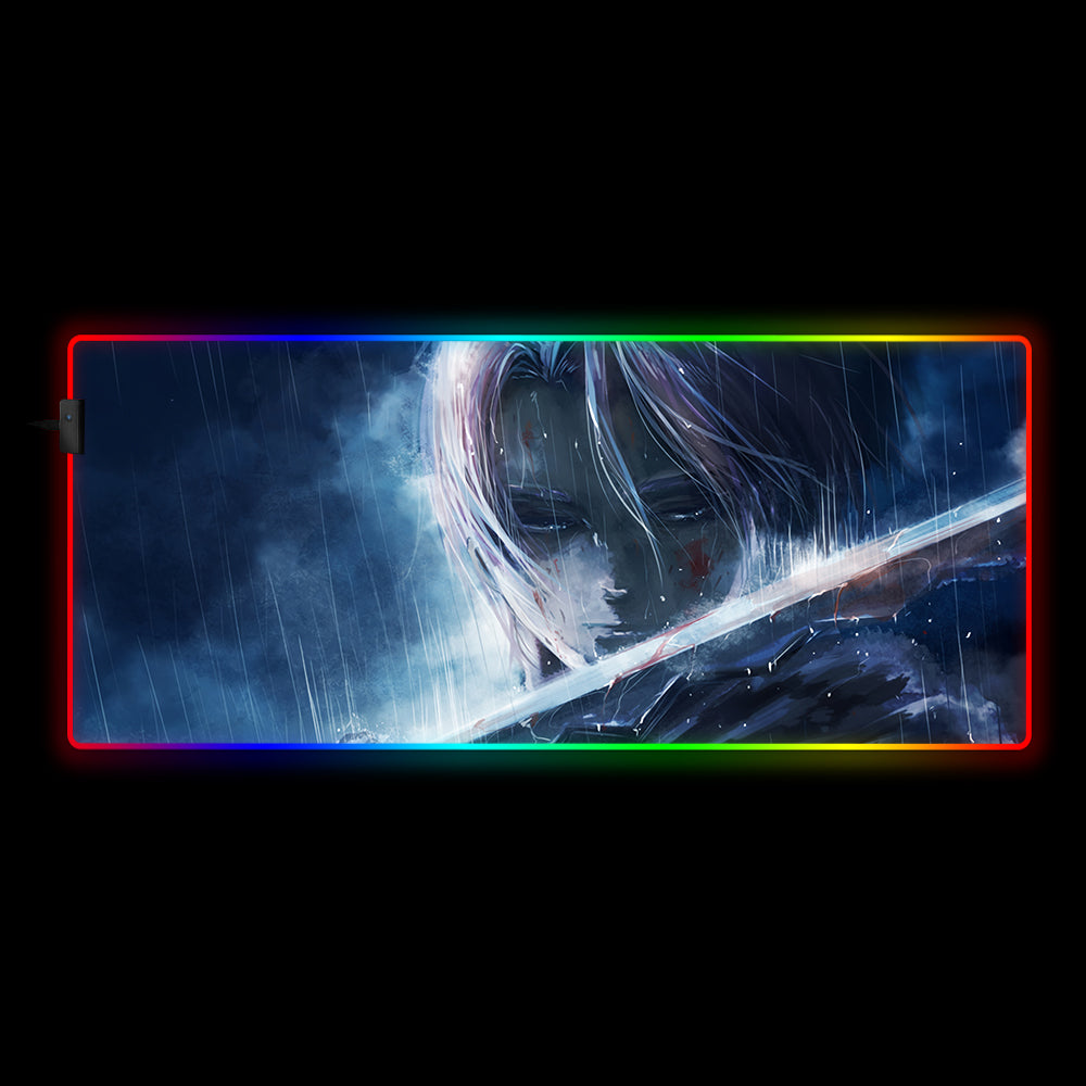 Gilthunder RGB Gaming Mouse Pad with Rain Design