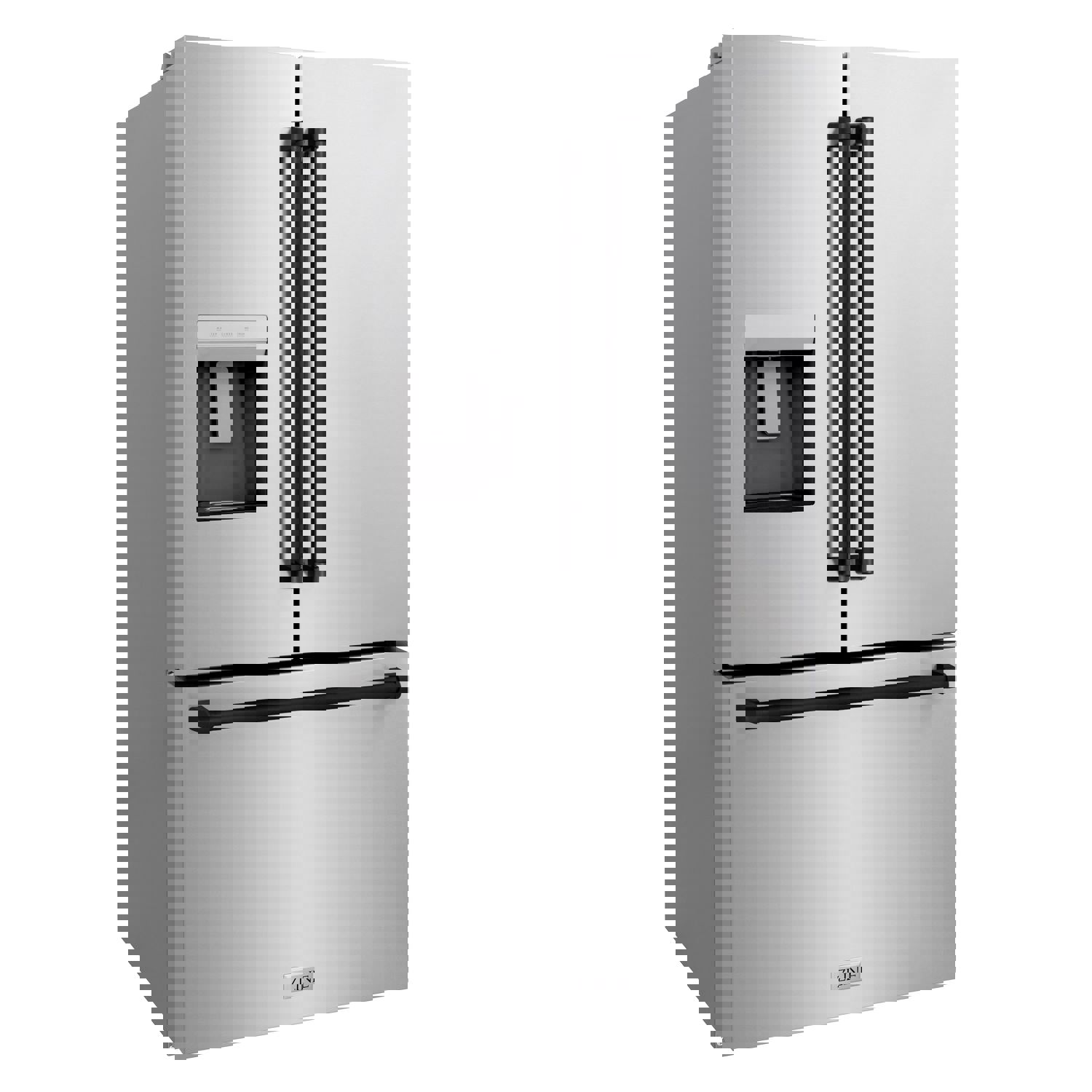 ZLINE Autograph Edition 36" French Door Refrigerator with External Water Dispenser and Dual Ice Maker