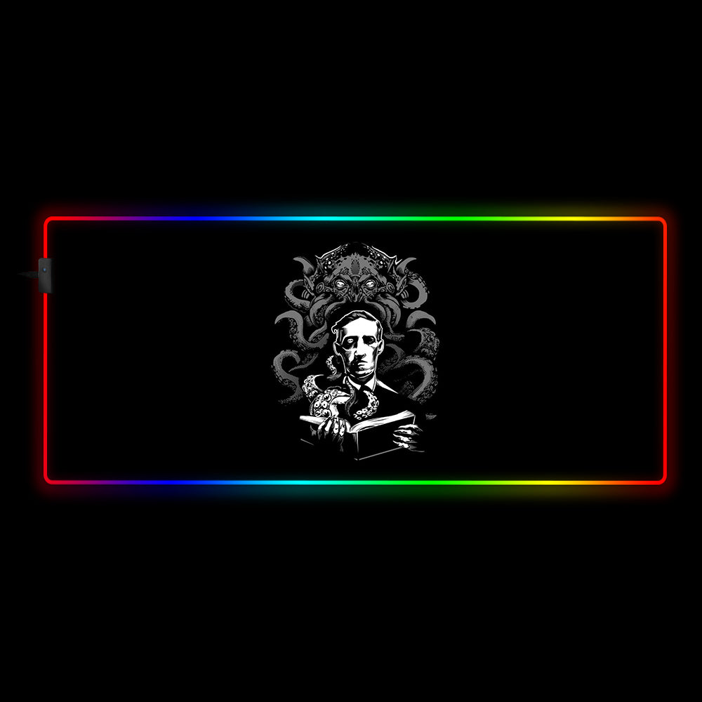 Necronomicon Design RGB Gaming Mouse Pad - M-XXL Size