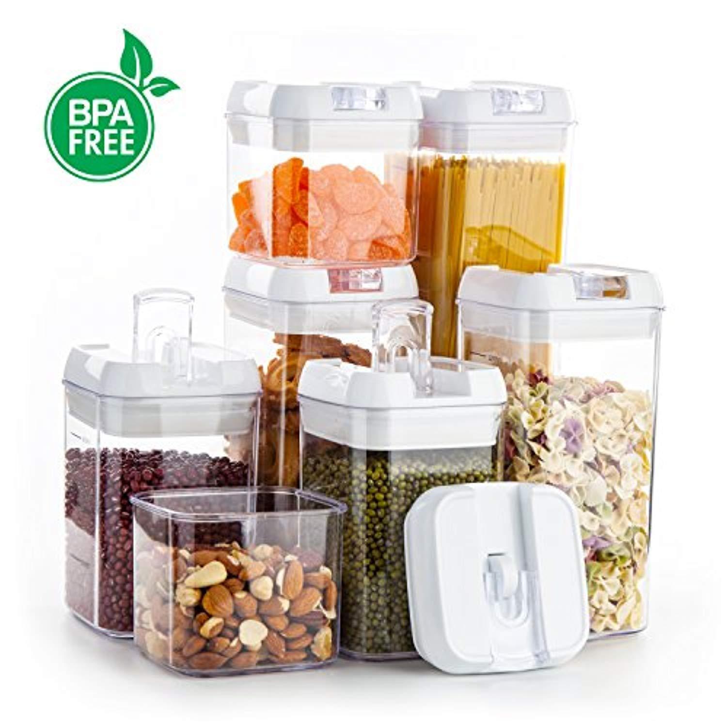 Upgraded Kitchen Organization with Stackable Food Storage Containers